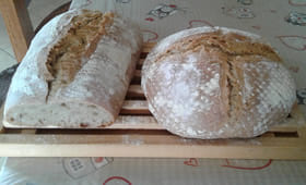 Pane realizzato con farina biologica Agriturismo Val della Pieve
